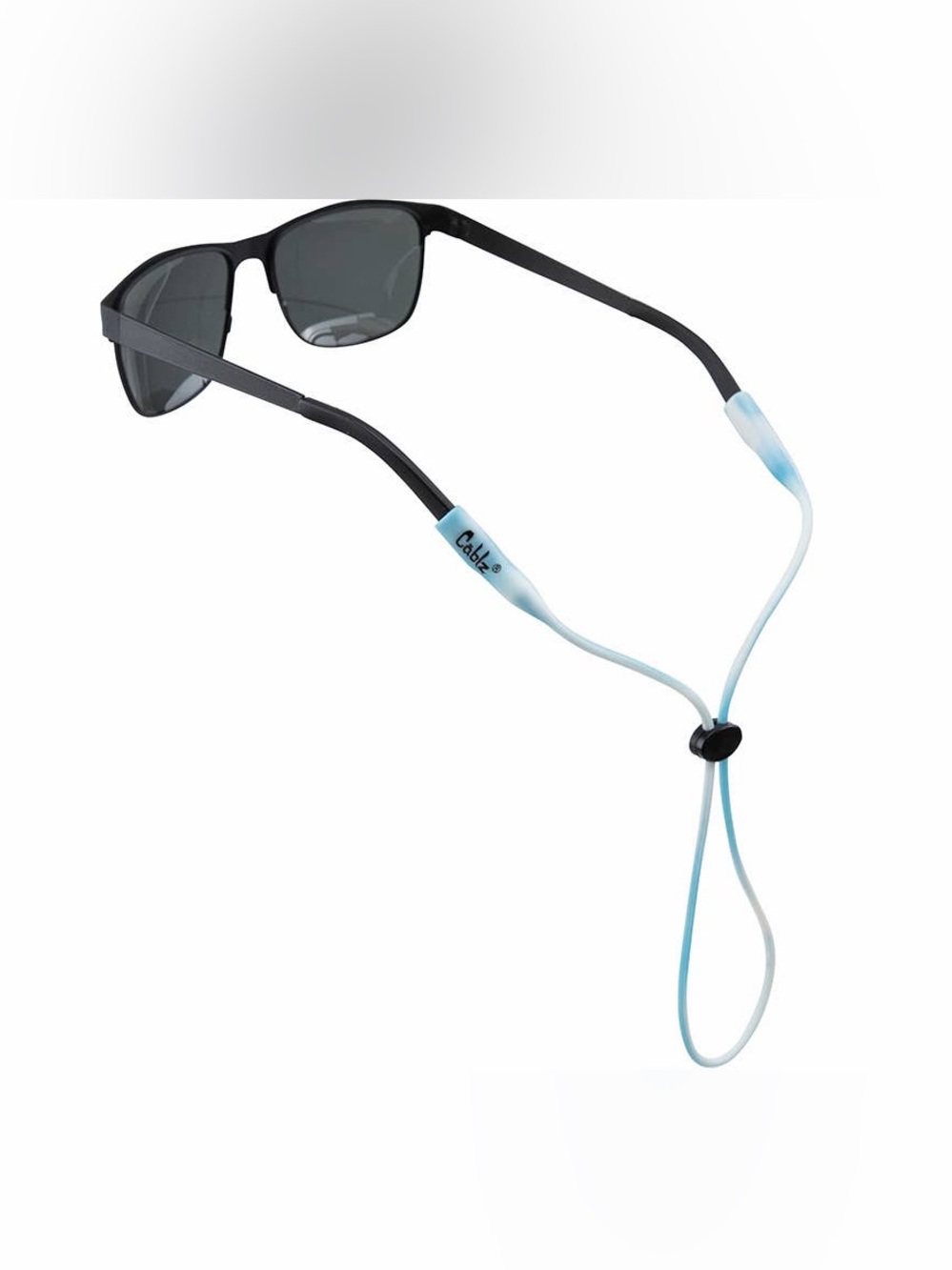 Cablz - Silicone- 100% Silicone!-SiliconeBlue/Wht: (Light)Blue & White / 16"